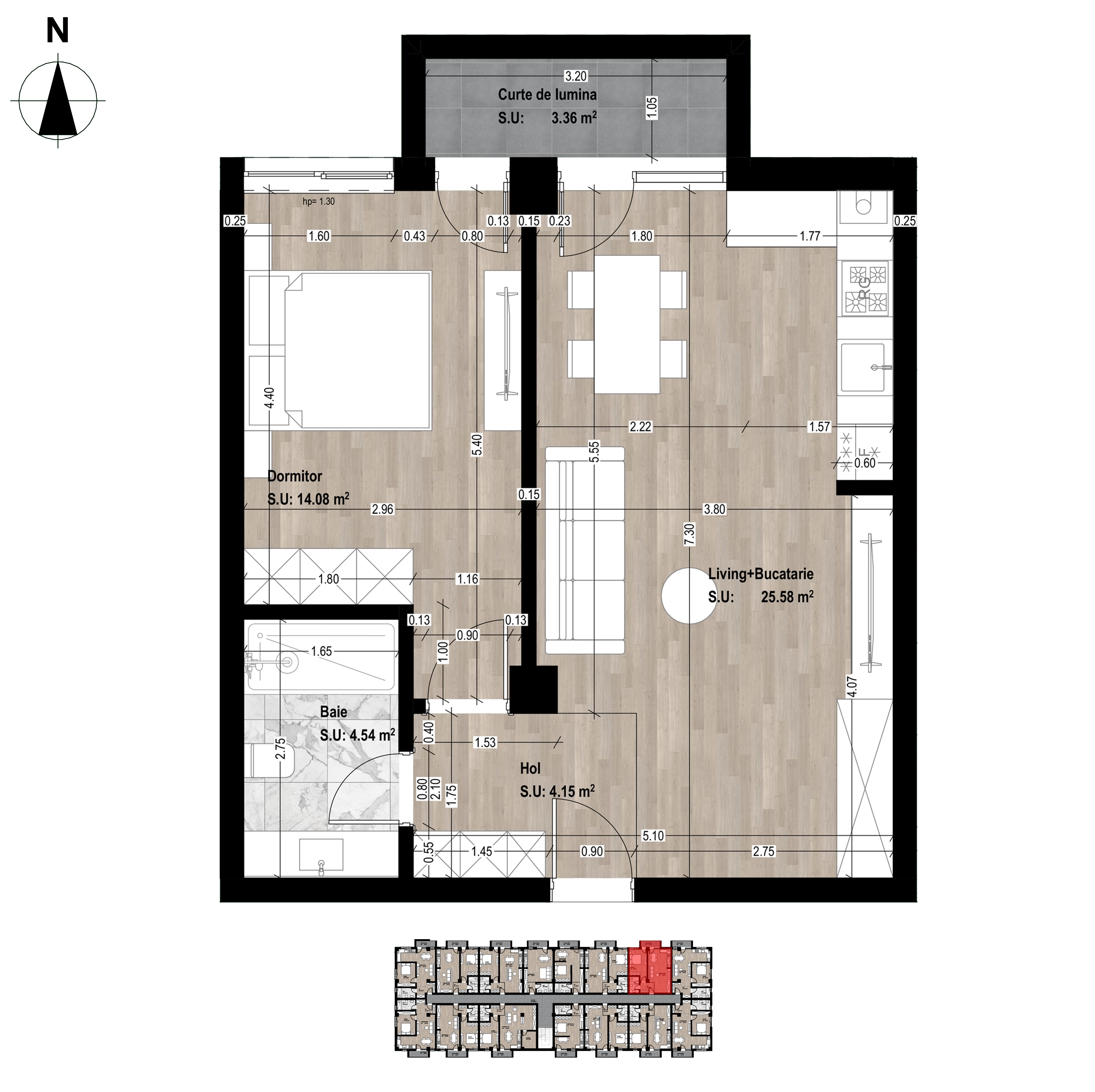 apartament-2-camere-otopeni-lara-demisol